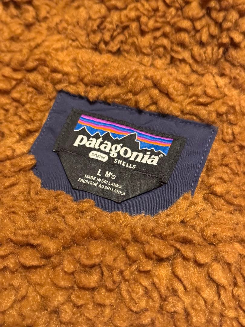 パタゴニア ラインド イスマス フーディpatagonia ネイビー Lサイズ