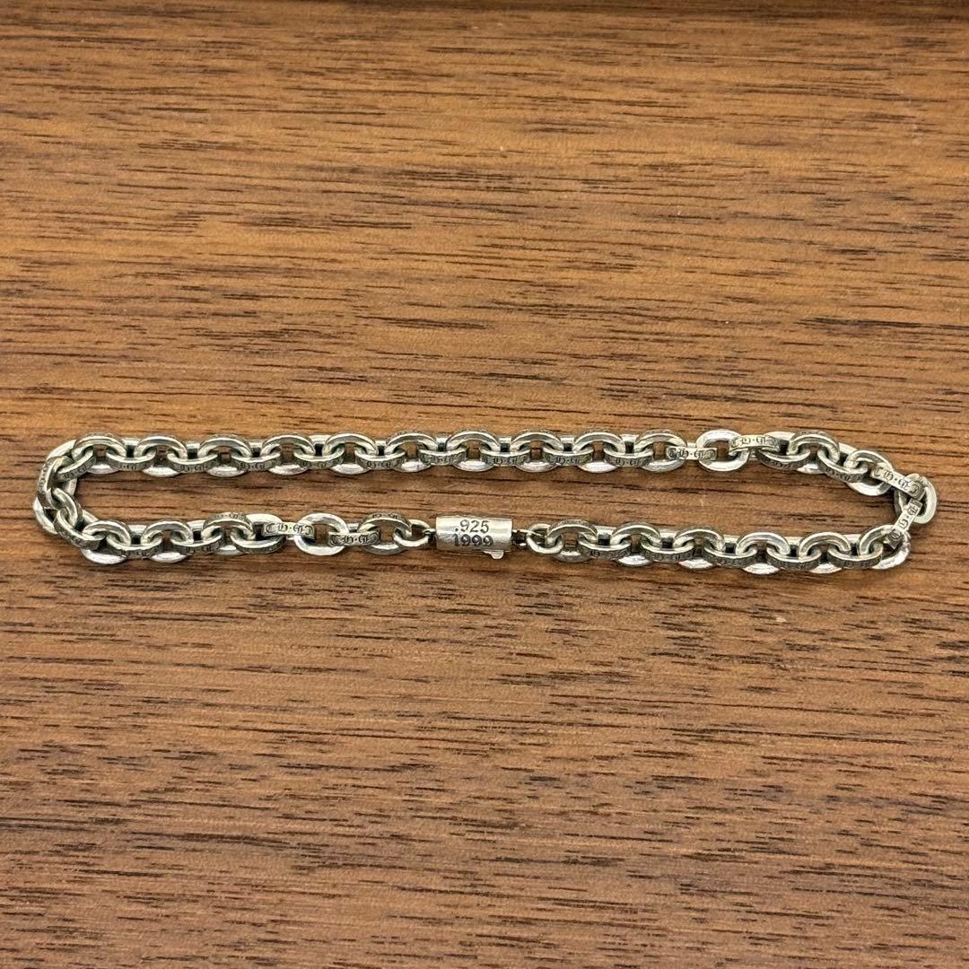 クロムハーツ　ペーパーチェーン　ブレスレット　8インチ