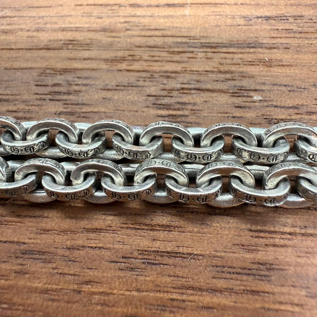 クロムハーツ　ペーパーチェーン　ブレスレット　8インチ