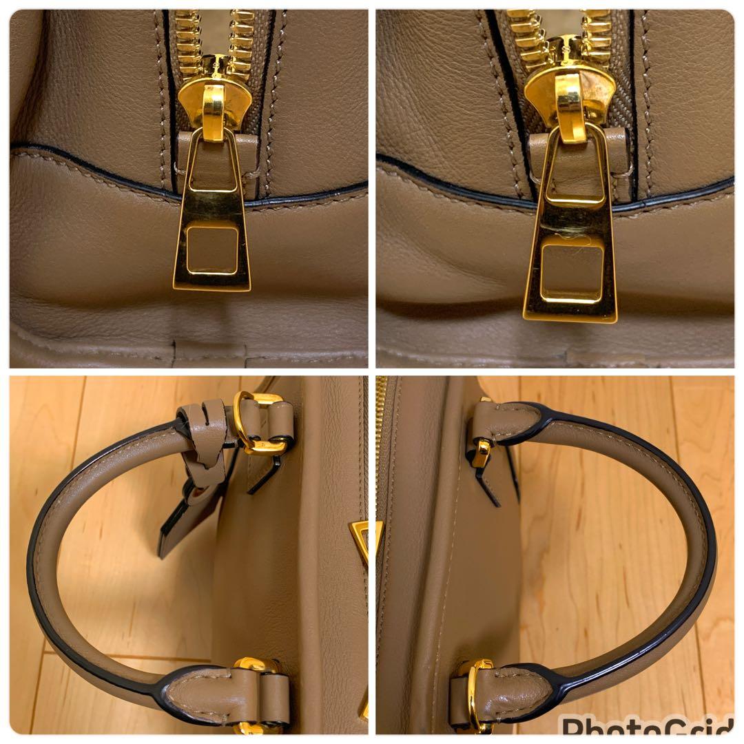 極美品　ロエベ アマソナ23 ショルダーバッグ ハンドバッグ 2way ベージュ