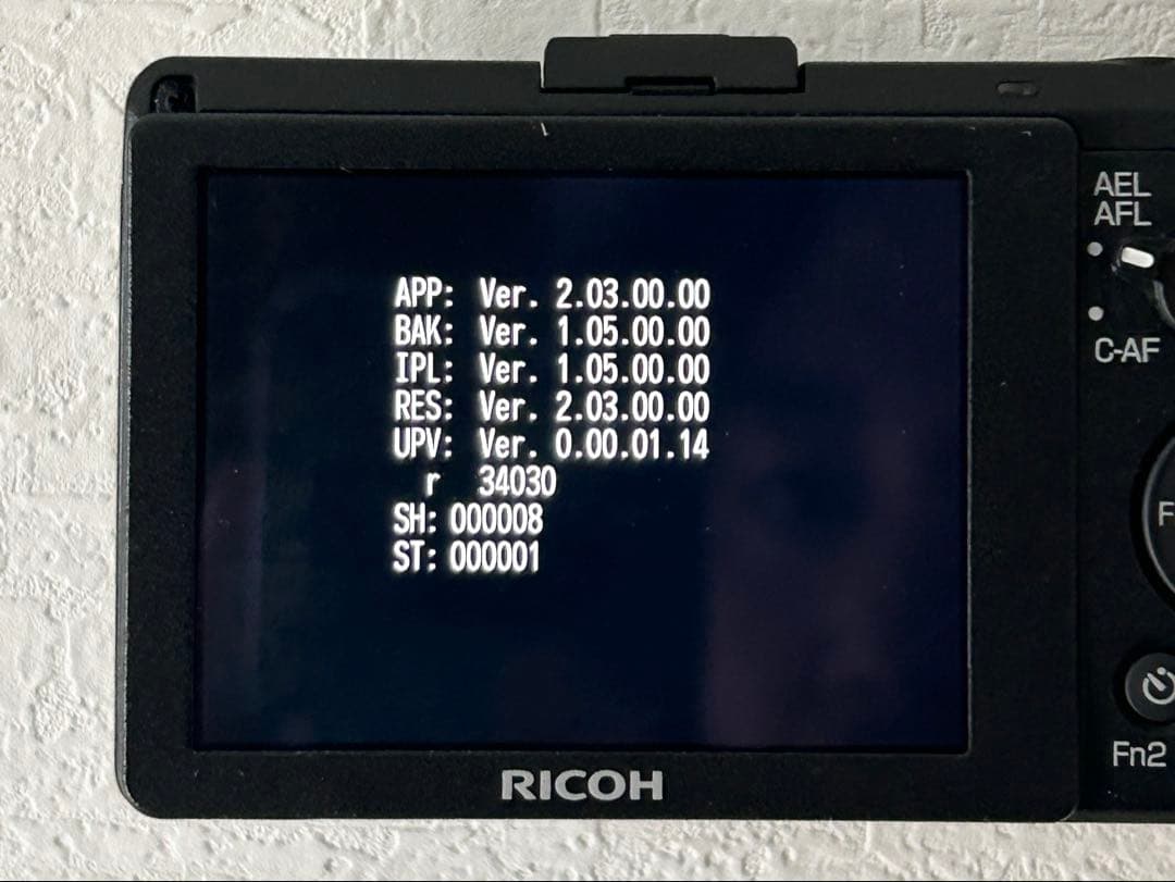 【完全動作品】ショット数1桁 美品RICOH GR 初代 コンデジ