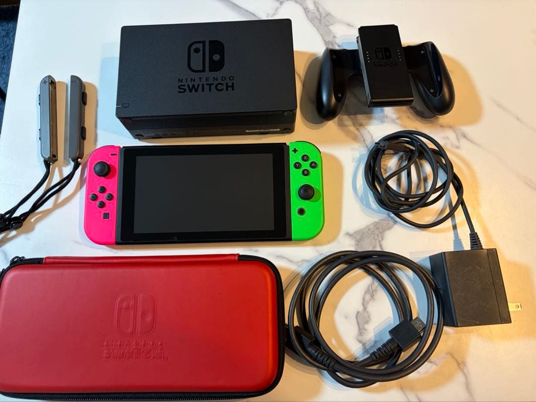 Nintendo Switch 本体セット(箱無し)+本体ケース