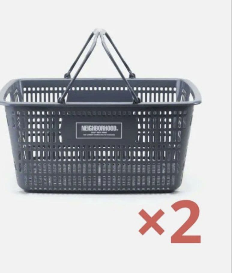2個セット NEIGHBORHOOD LOGO BASKET バスケット