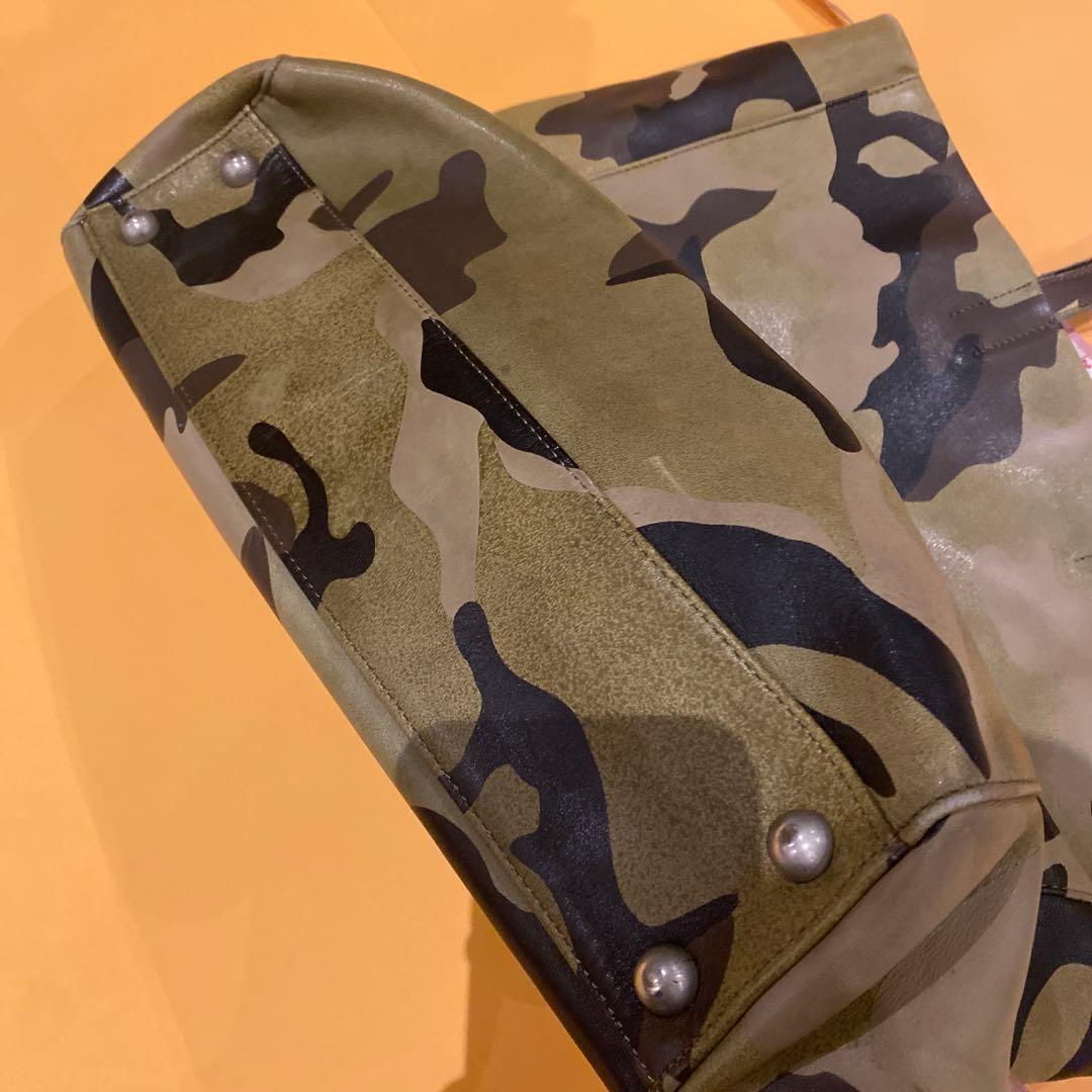 カモフラージュ トートバッグ スタッズ付き Junya Watanabe