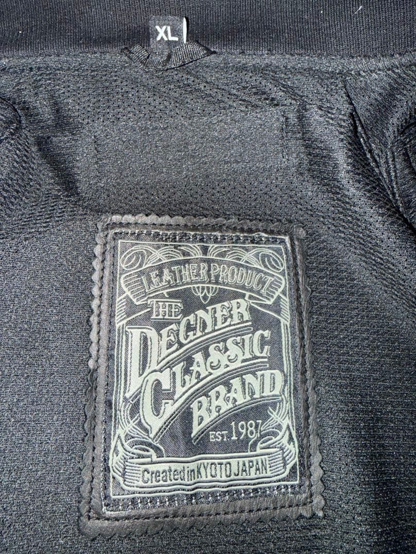 DEGNER CLASSIC BRAND ボンバージャケット XL ブラック