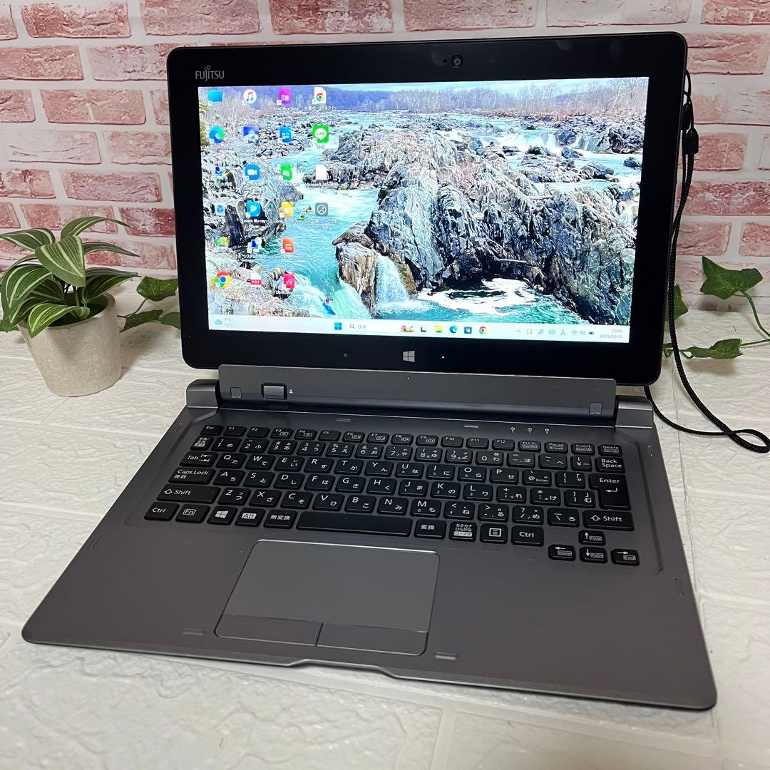 ★ 高解像度タッチパネル美品SSD128GB★Q665 カメラ ノートPC338