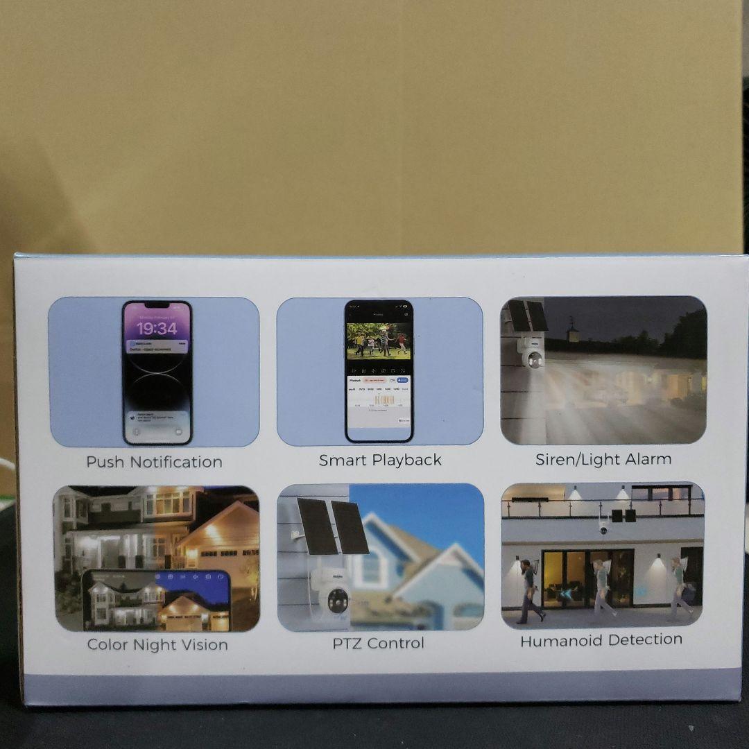 G115　Hiseeu Smart wireless solar camera