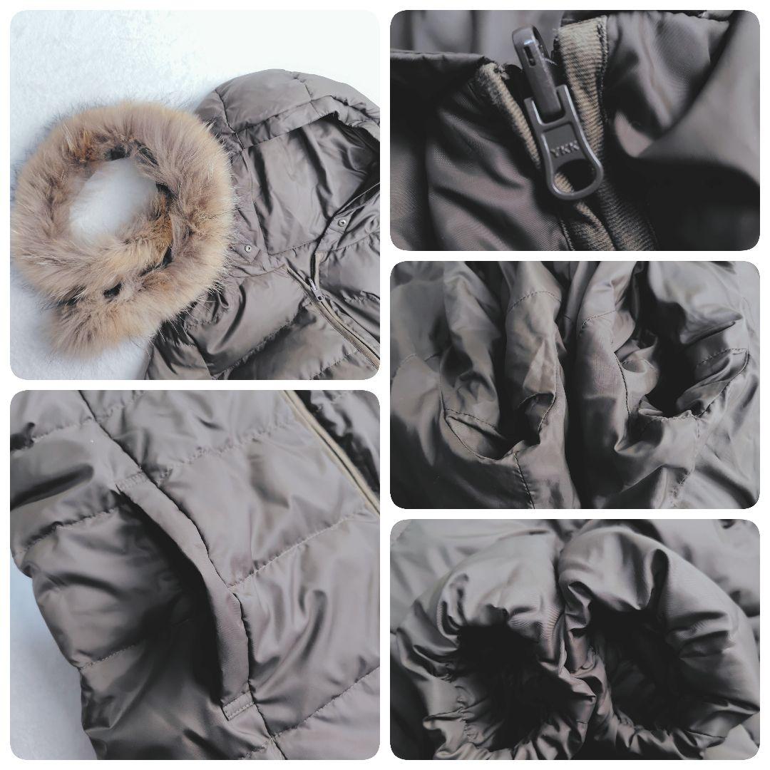 極美品✨洗える✼23区 マルチwayタフタダウンライナーコート 38 ブラウン系