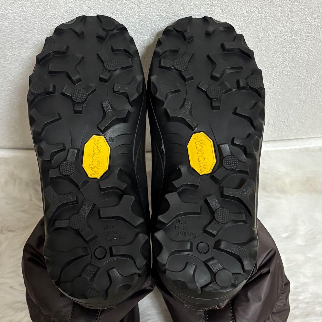 ほぼ新品 ☆ HUNTER スノー キルトブーツ UK4 ブラウン 上質 防水