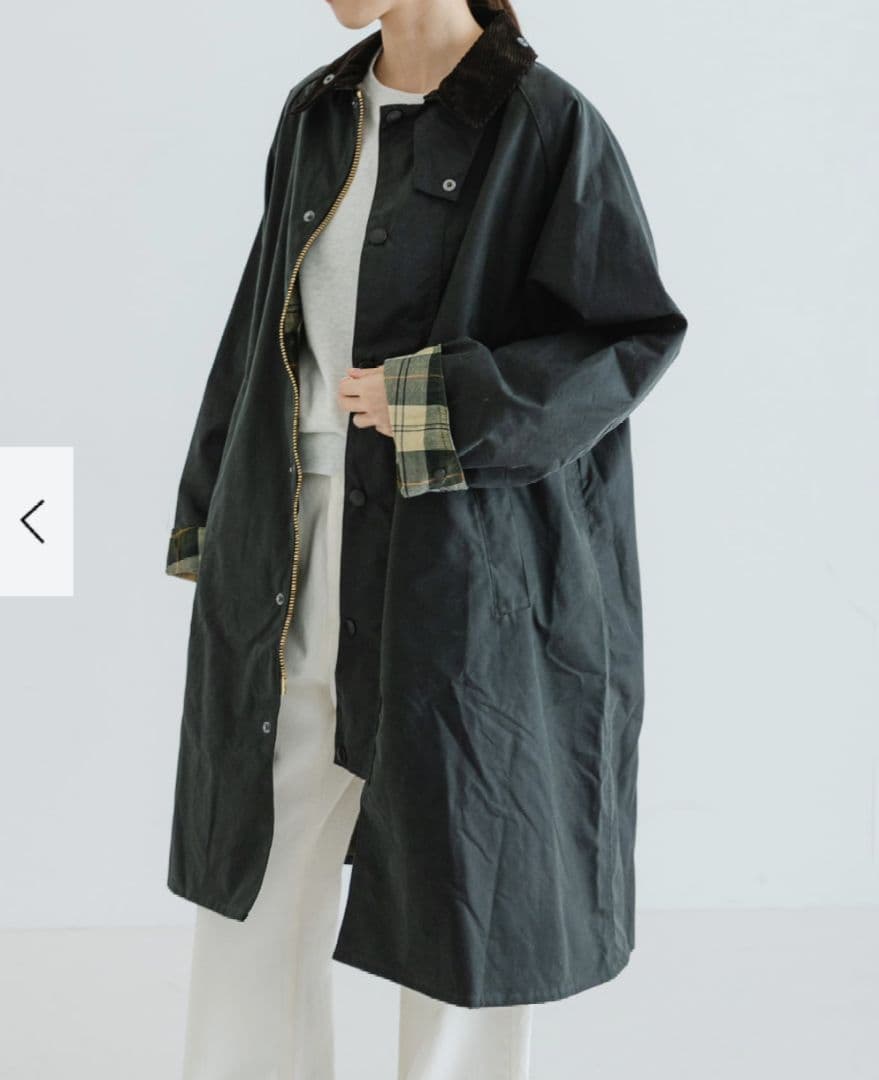Barbour バブアー EXMOOR ワックス コットン 　ミドルレングス