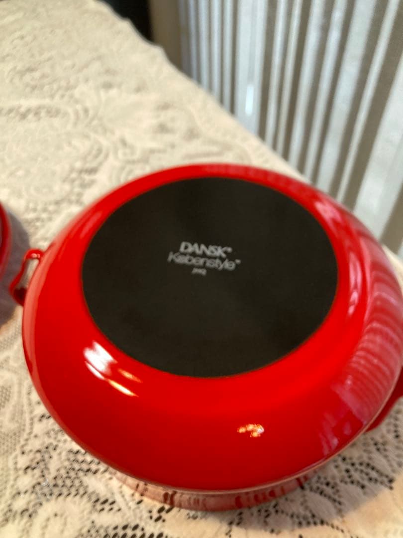 【新品★DANSK】Køkkenstyle/両手鍋/赤レッド/ダンスク