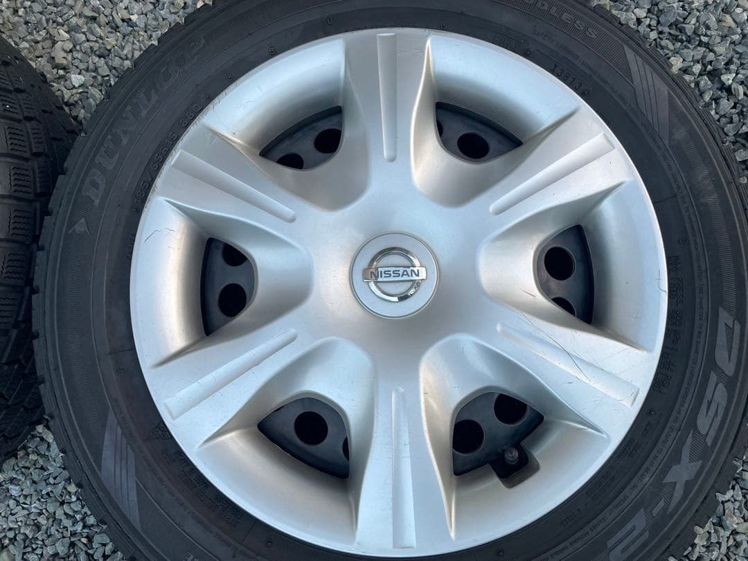日産純正　185/65R15 ホイール4本セット ダンロップスタッドレスタイヤ