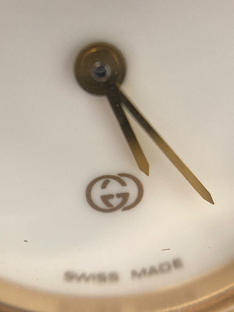 GUCCI　チェンジベゼル　ゴールドバングルウォッチ◇