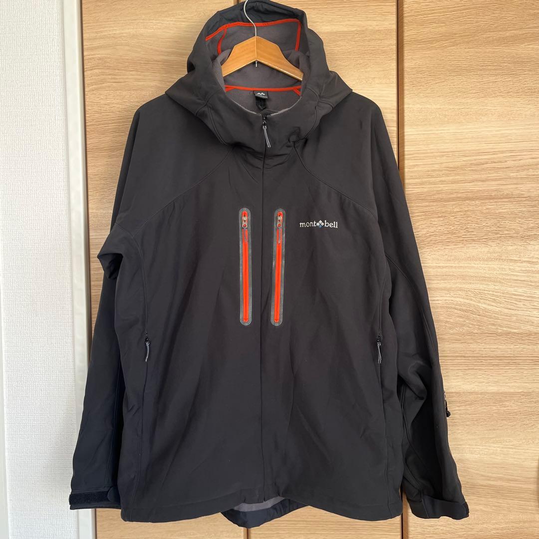 montbell モンベル パウダーシェッドパーカ メンズ L ブラック