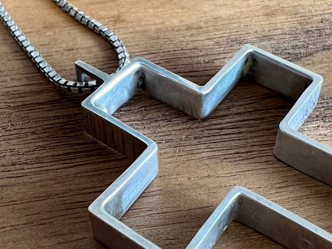 トムフォード期 グッチ クロスネックレス sv925 silver