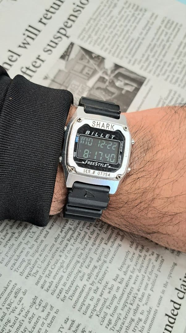 レア SHARK シャーク　BILLET ビレット　フリースタイル　腕時計