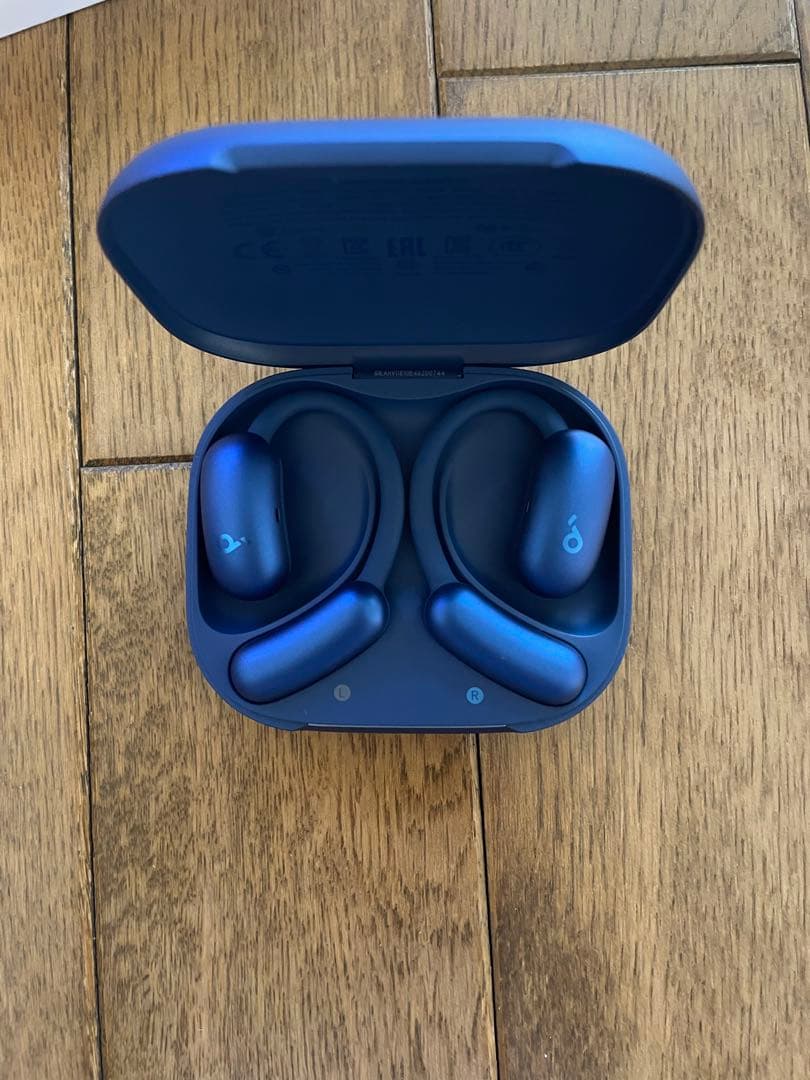 soundcore AeroFit 2 ワイヤレスイヤホン　ディープブルー