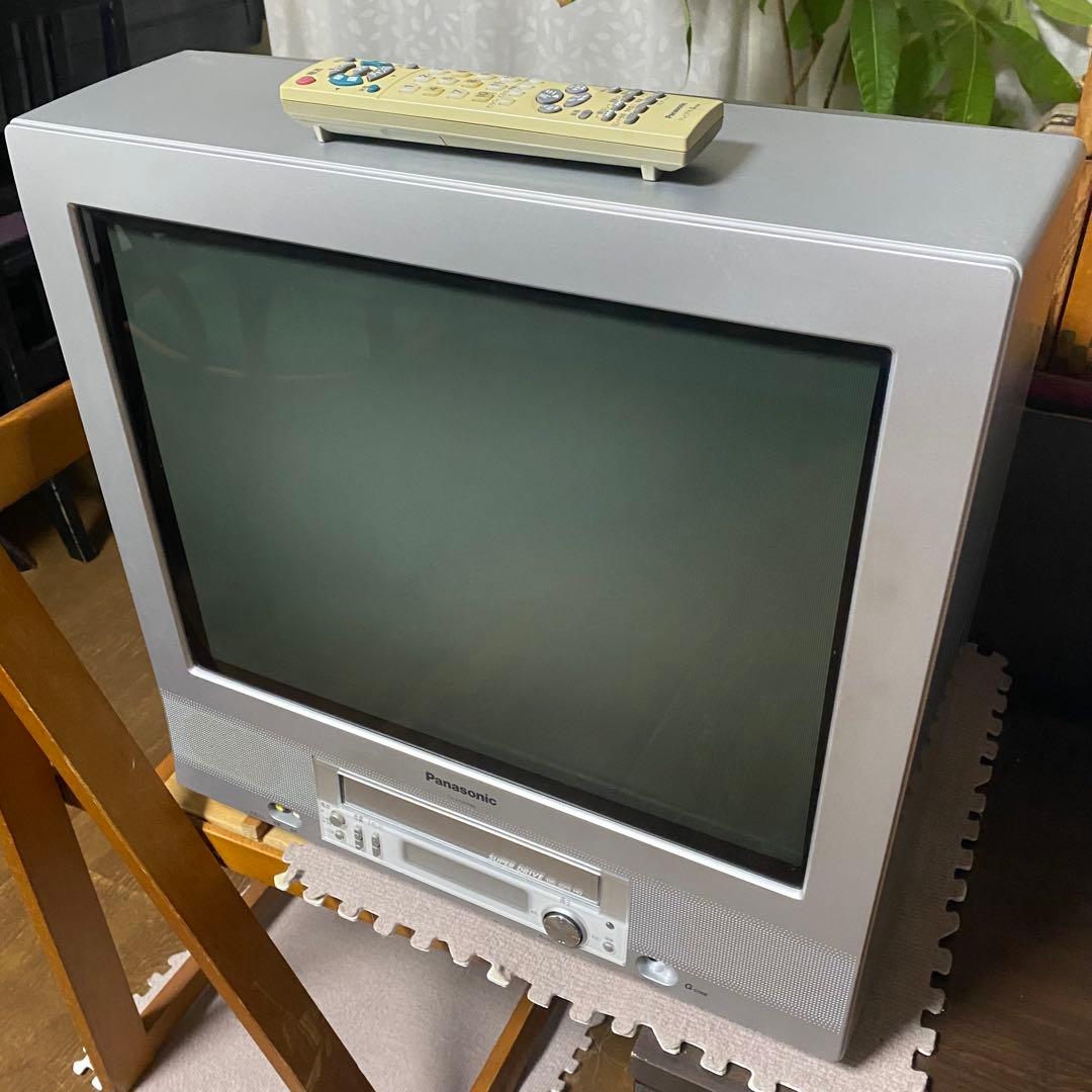 パナソニック 21型 ブラウン管テレビデオTH-21VFR60 リモコン付き