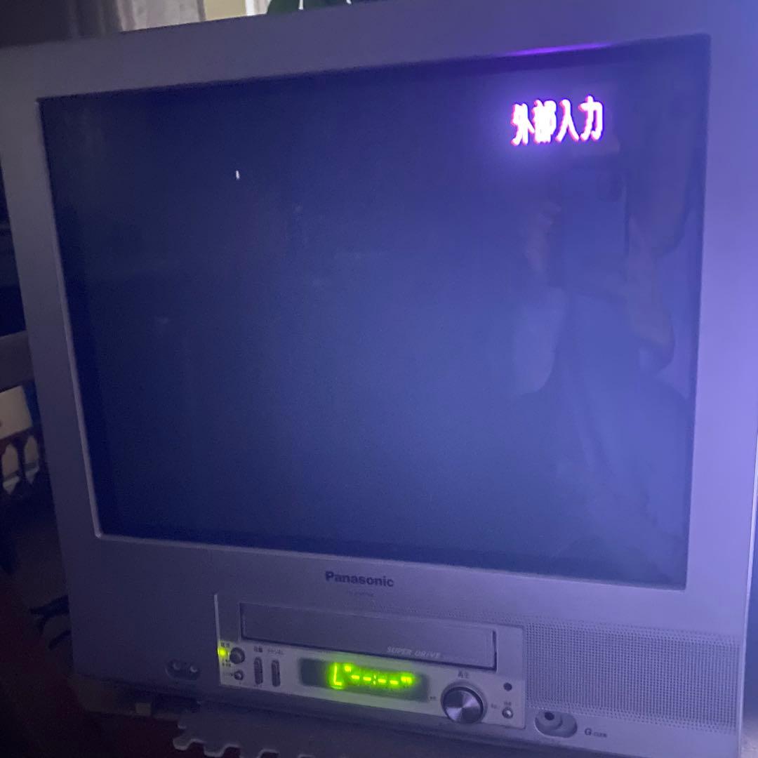 パナソニック 21型 ブラウン管テレビデオTH-21VFR60 リモコン付き