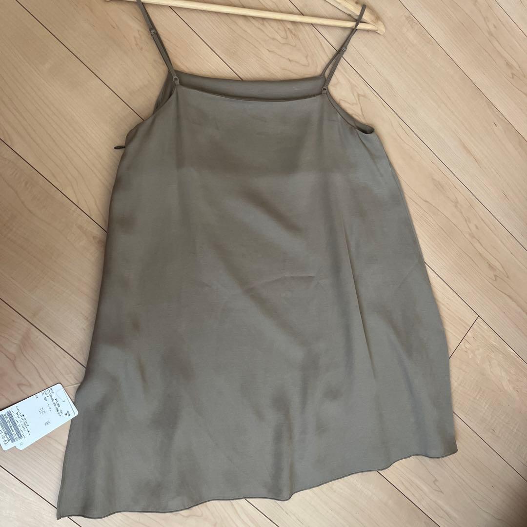 新品未使用　plage fibril linen混キャミソール