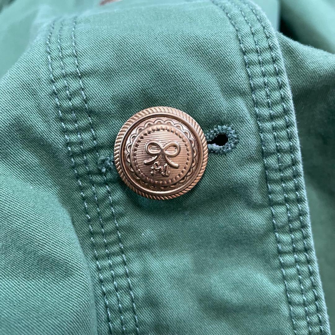 franche lippee ♡ワンピースコート レース　フード 取外可 金釦