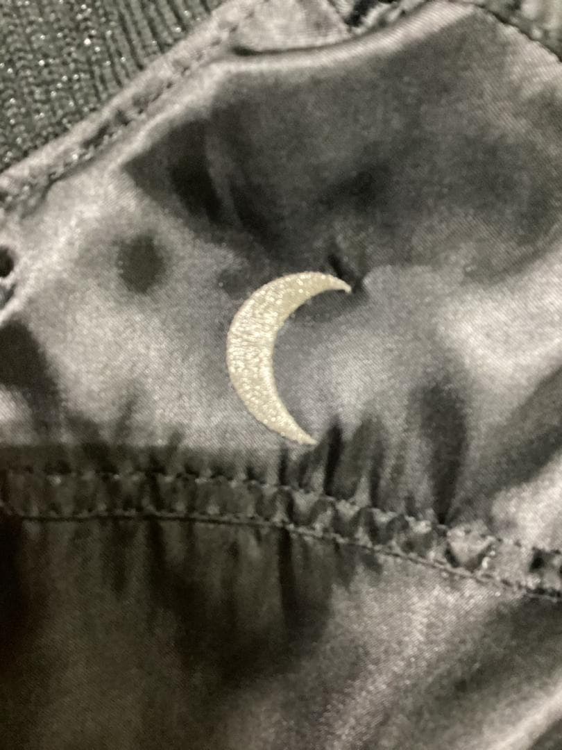 ヒステリックグラマー スカジャン ムーンガール刺繍 HYSTERICS ラメ加工