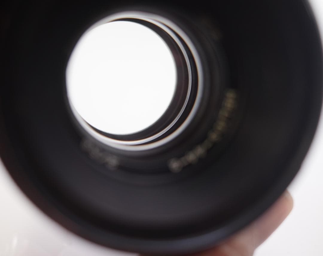 32　ヘリオス　44-2ぐるぐるボケレンズ メタル製フード付