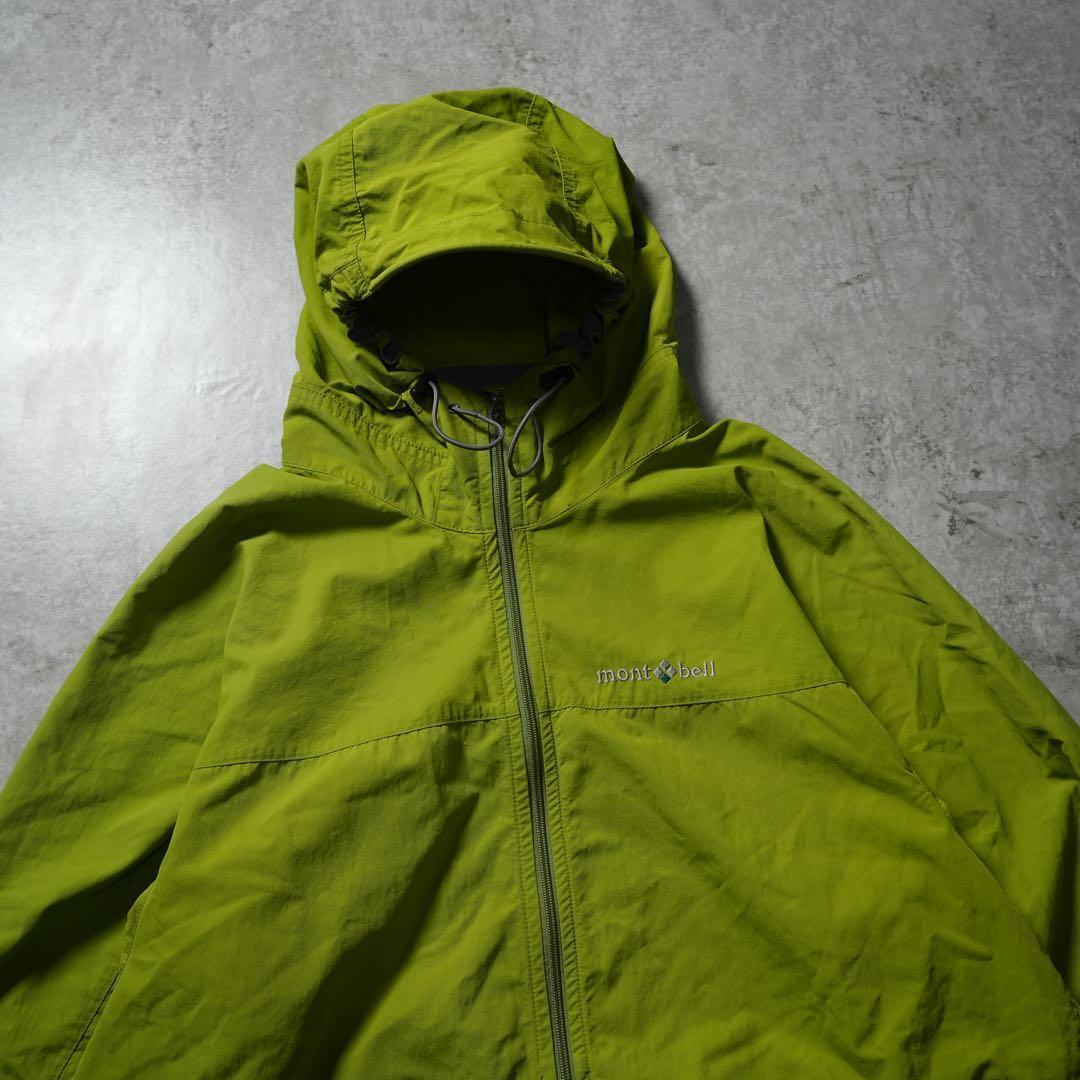 00s mont-bell シェルナイロンジャケット グリーン テック系 y2k