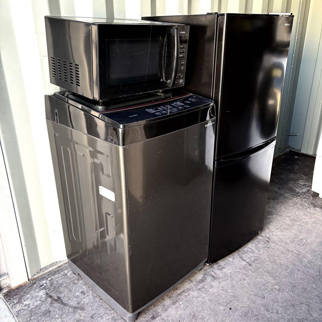 運搬取付無料！ブラック純正IRIS OHYAMAシックな3点セット！完動超美品！