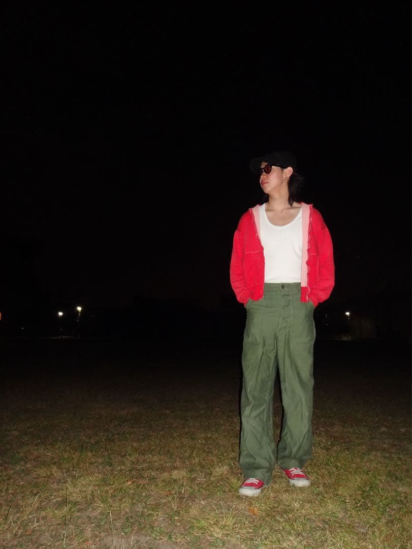 60s ジップパーカー 鬼フェード