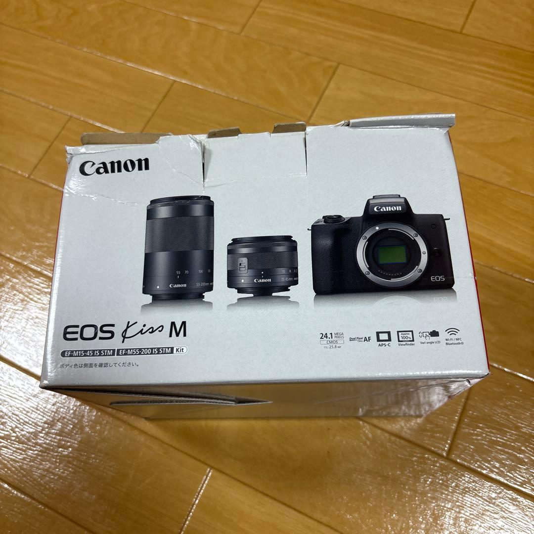 Canon EOS Kiss M ホワイト 標準ズームレンズ付き