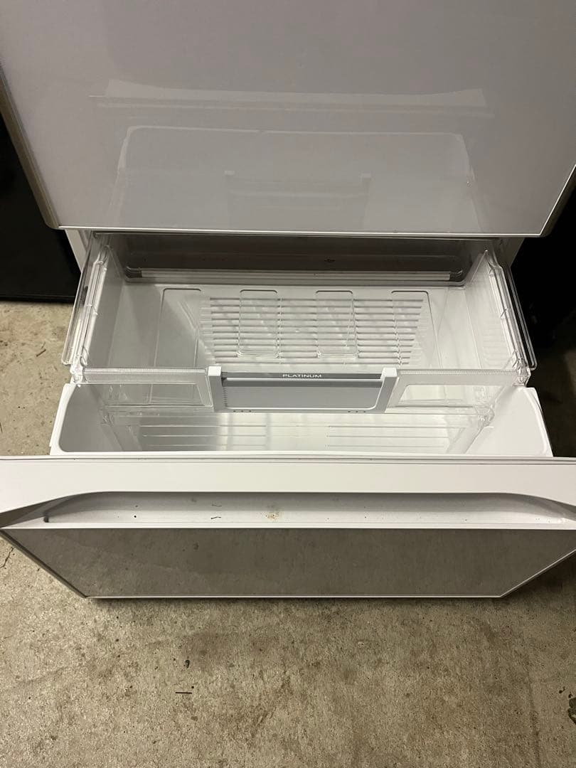 日立 冷蔵庫 6ドア クリスタルホワイト R-XG43K XW 2020年