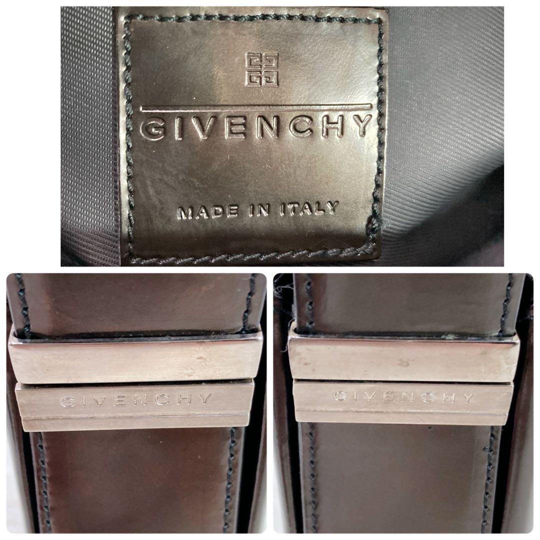 【美品】GIVENCHY ジバンシィ パテントレザー ハンドバッグ