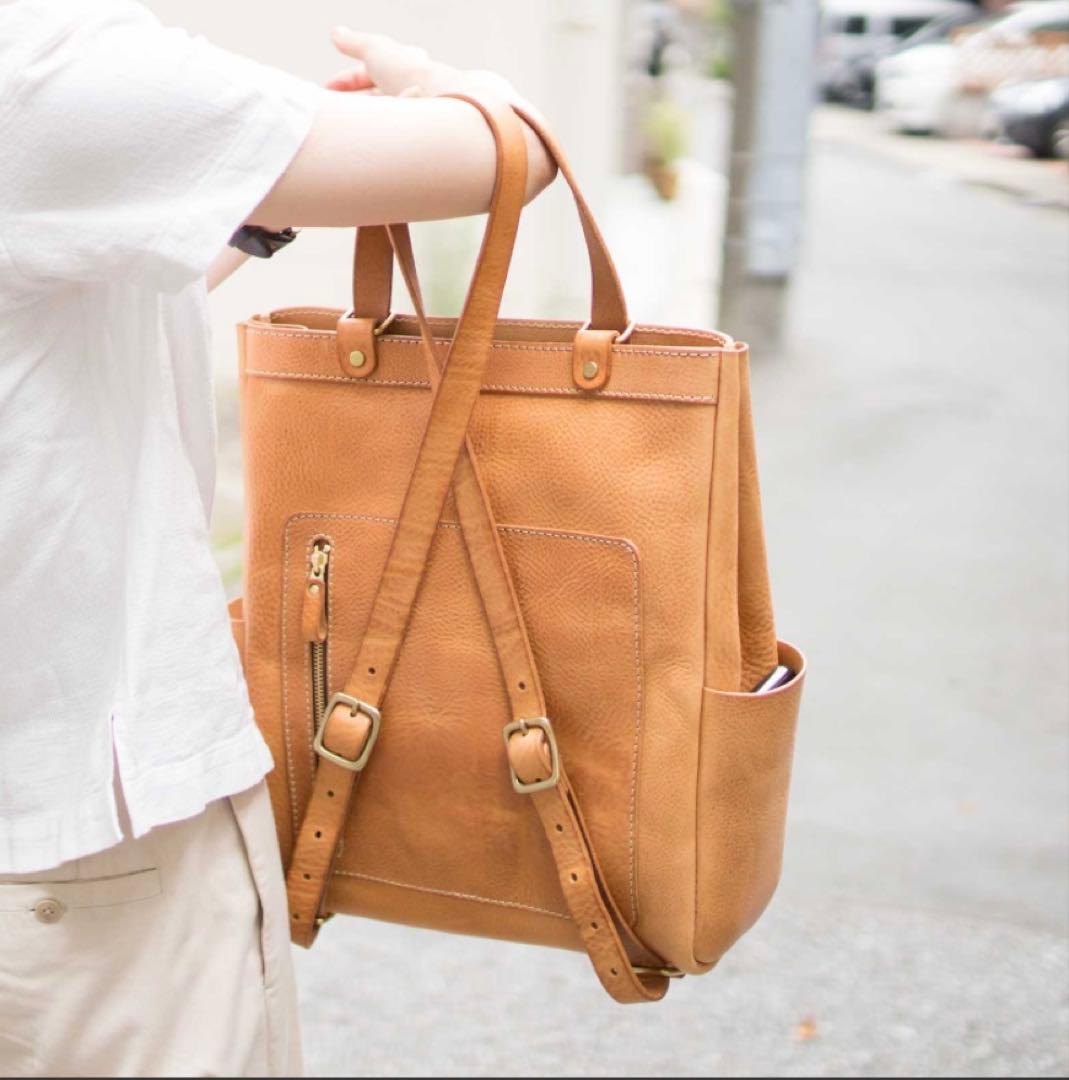 【セール中】アナロジコ　analogico トートリュックMサイズ　マローネ