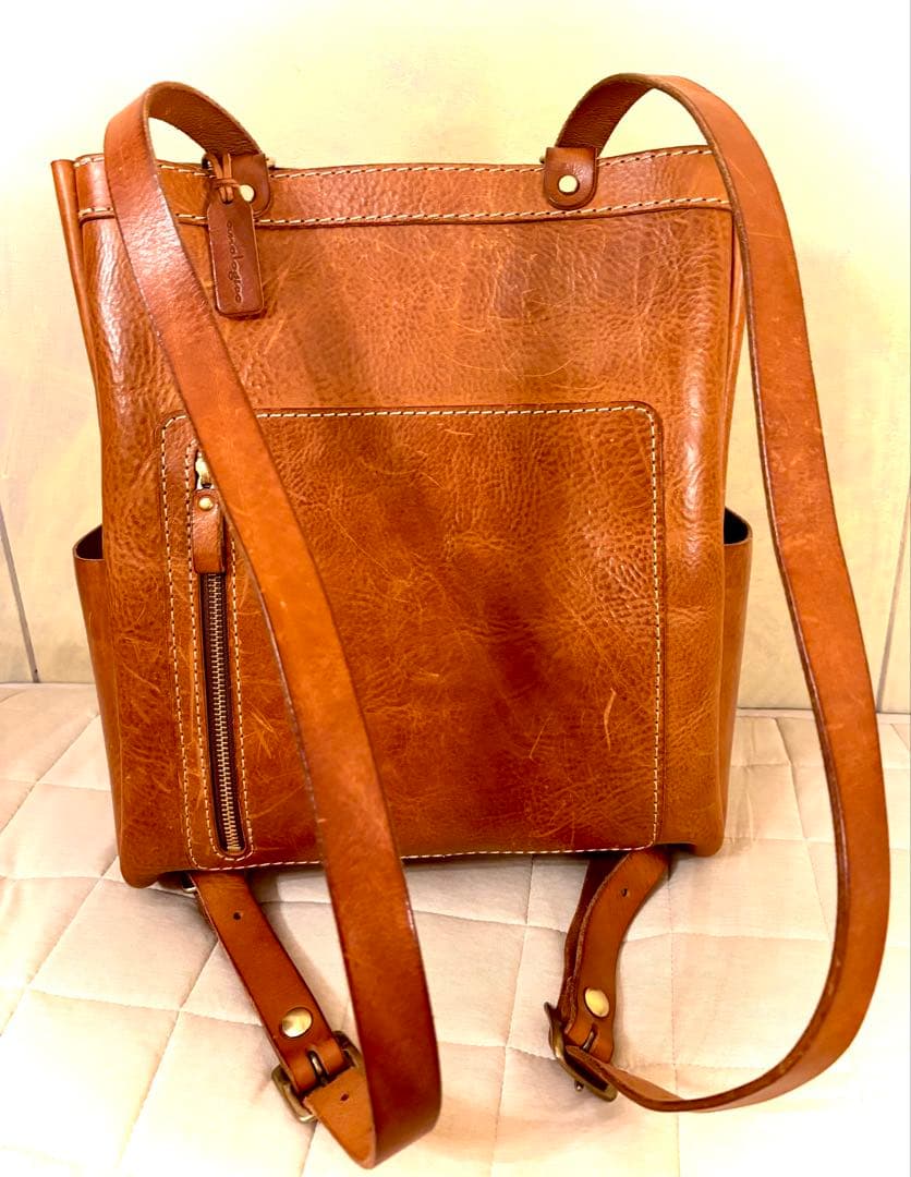 【セール中】アナロジコ　analogico トートリュックMサイズ　マローネ