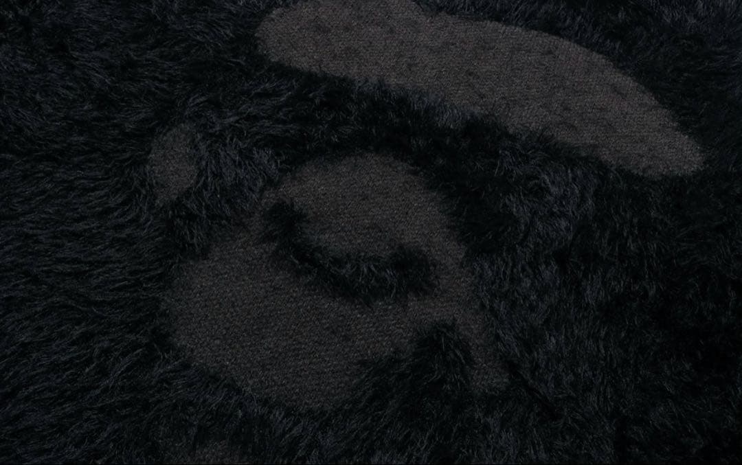 APE FACE SHAGGY SWEATER シャギーニット