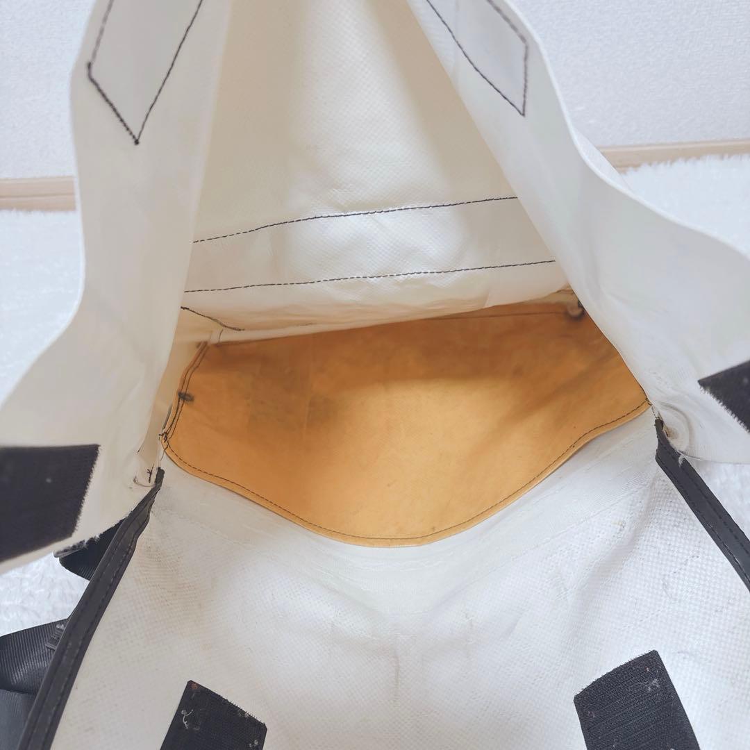 FREITAG F12 Dragnet オールオフホワイト メッセンジャーバッグ