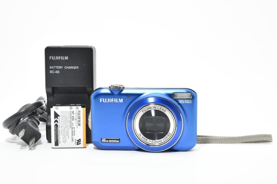 【美品】FUJIFILM FINEPIX JX400 ブルー　動作確認済