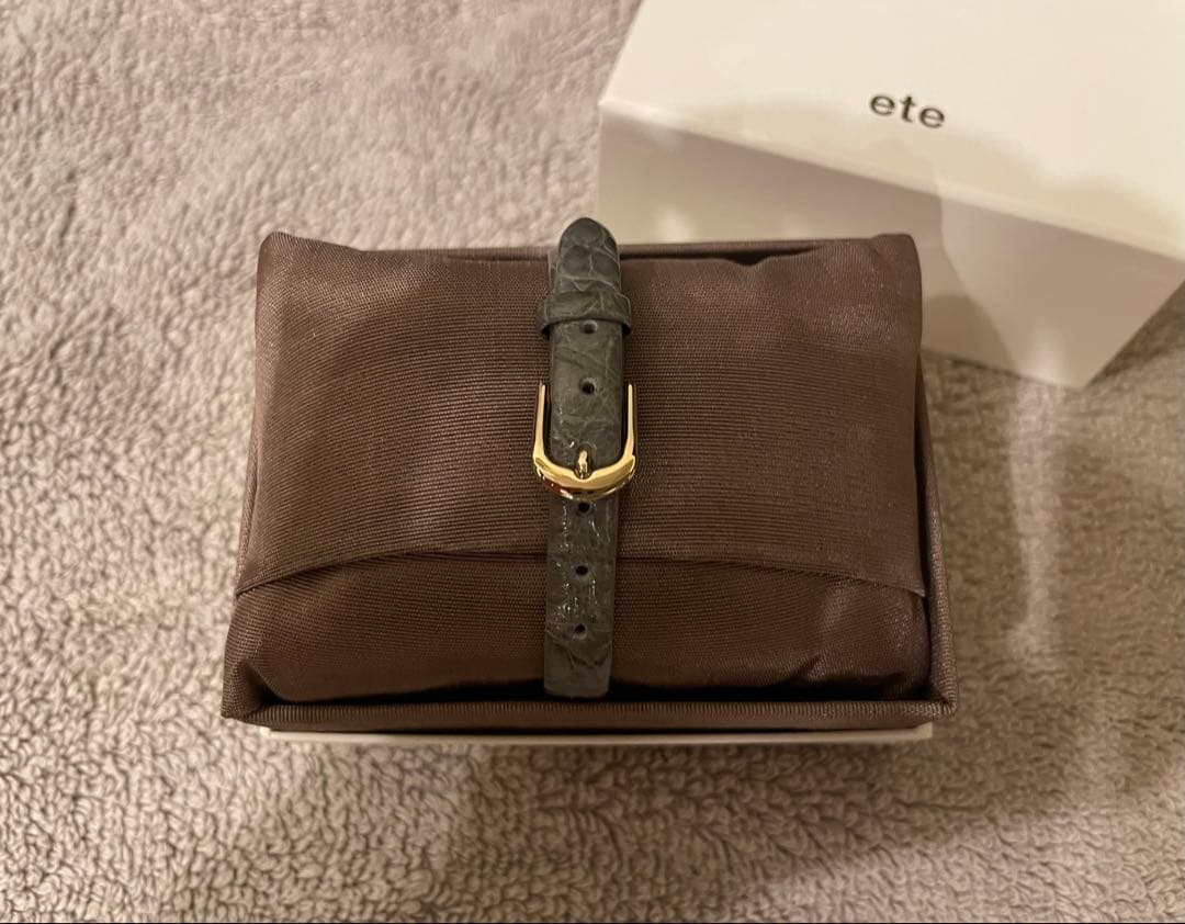 ete 腕時計 オクタゴンフェイス クロコダイルレザーベルト VERY︎︎︎︎✿さん専用