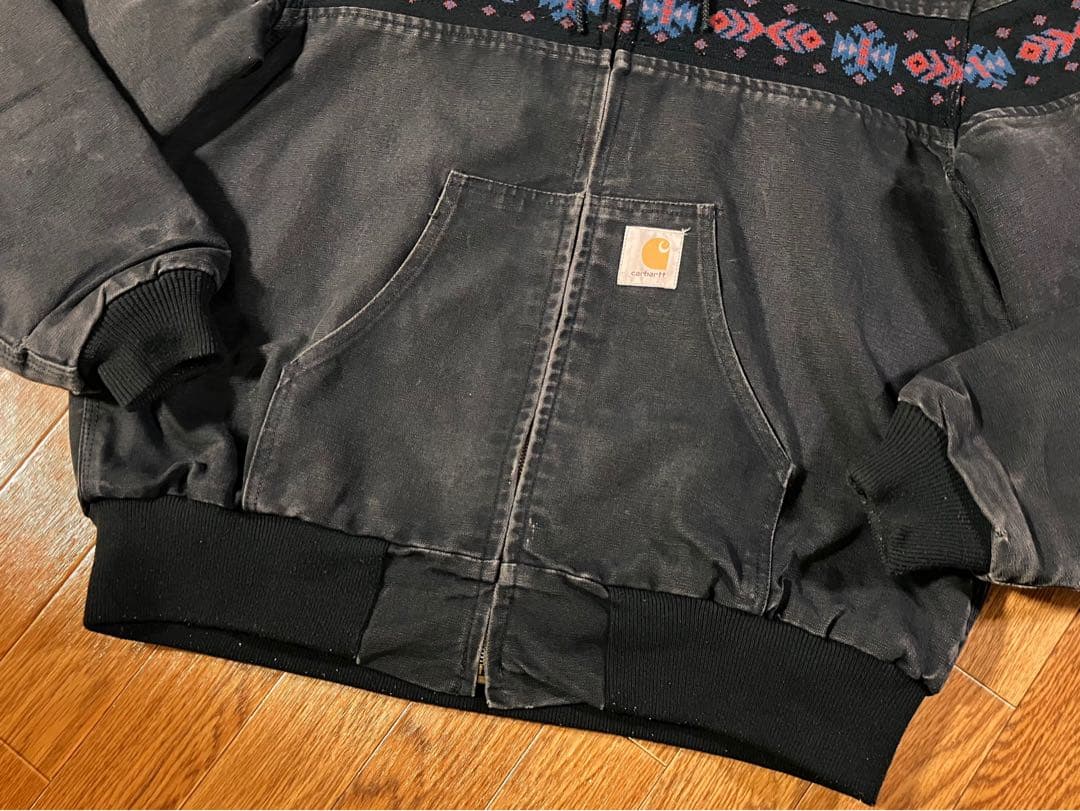 カーハート サウスウエスト アクティブジャケット ブラック L JR0005