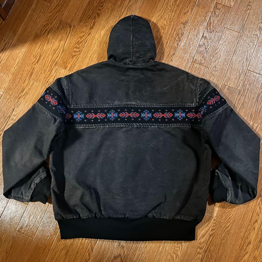 カーハート サウスウエスト アクティブジャケット ブラック L JR0005