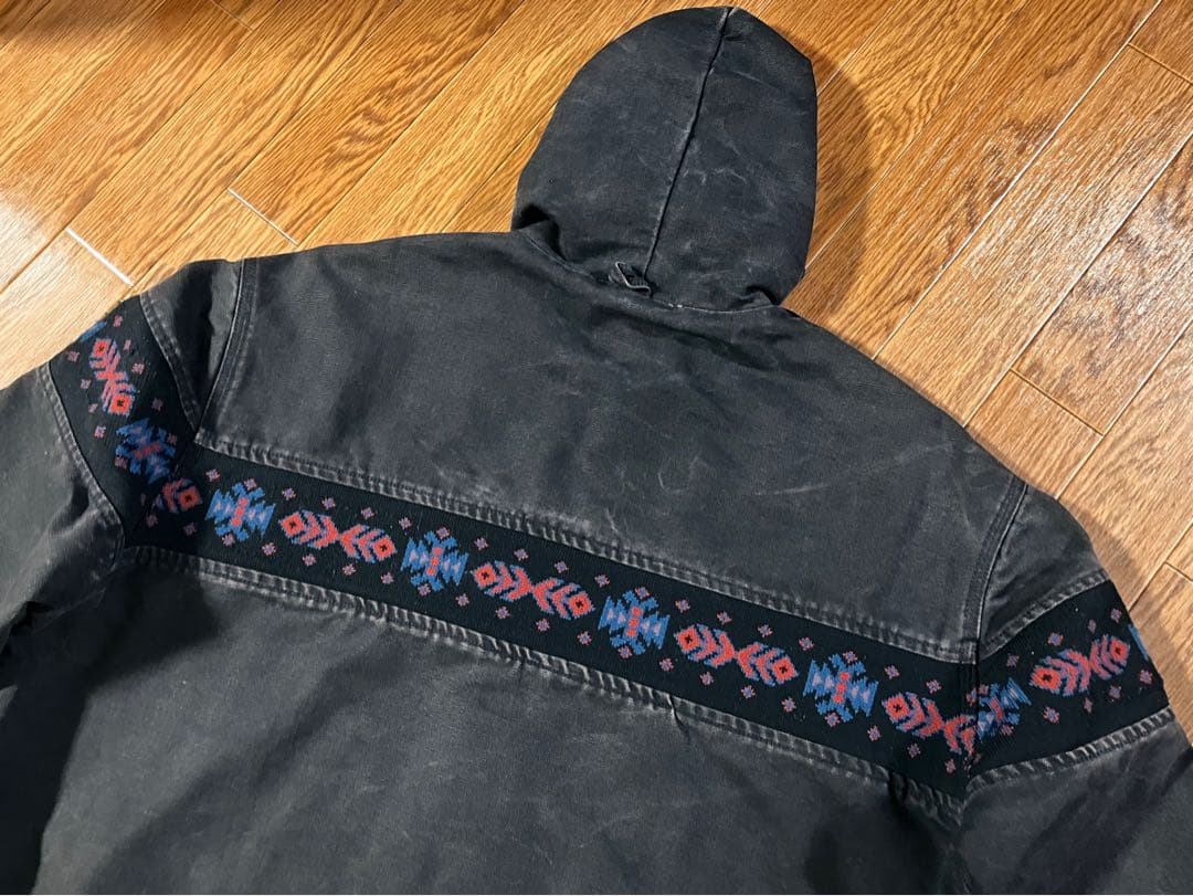 カーハート サウスウエスト アクティブジャケット ブラック L JR0005