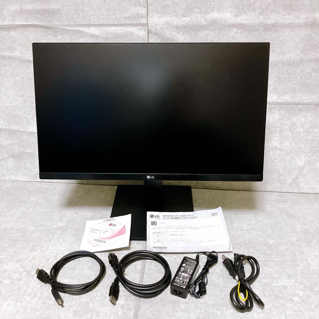 【極美品】LG 24QP550-B 液晶ディスプレイ PCモニター ブラック