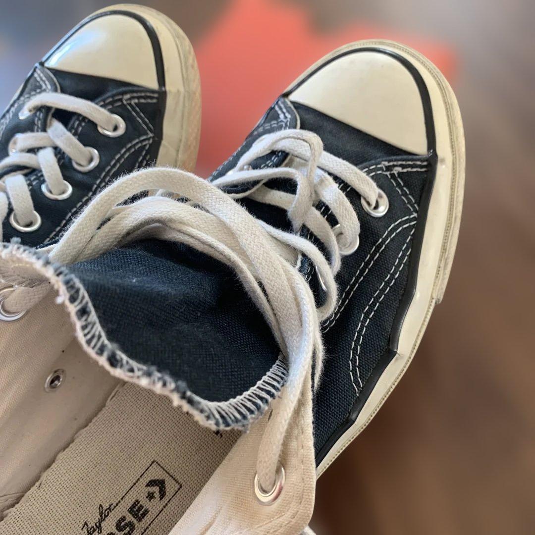 箱有り日本未発売❗️チャックテイラーコンバース　ct70 ブラック8.5 27cm