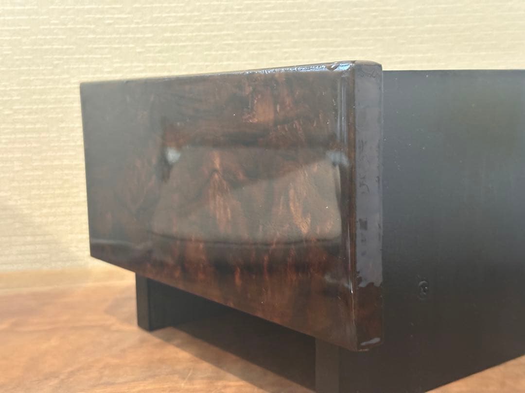 ローバー　ミニ　小物入れ　ウォールナット&レジン