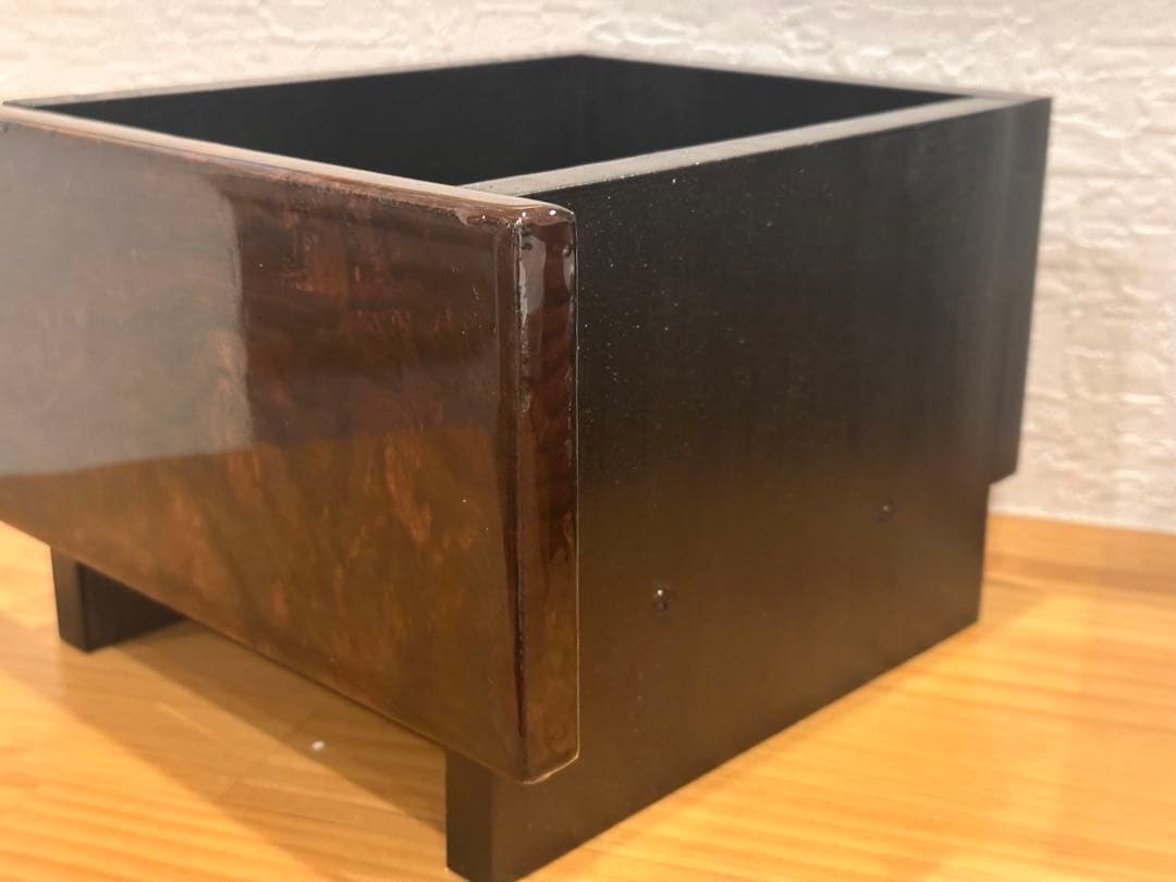 ローバー　ミニ　小物入れ　ウォールナット&レジン