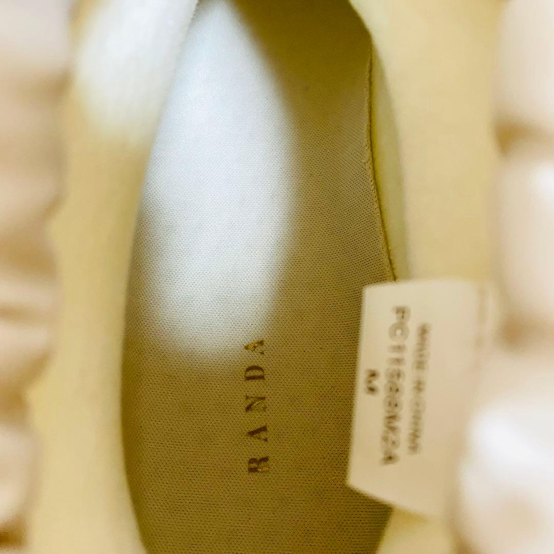 ✨新品未使用✨RANDA ベージュ アイボリー スノーブーツ