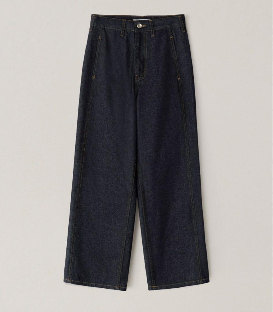 パンツ OHOTORO wide stitch jeans / indigo / S