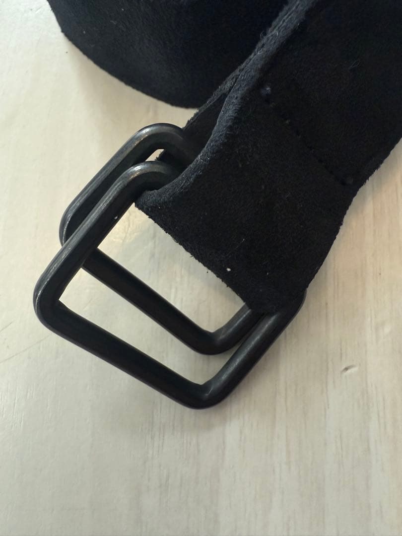 W double belt KUDU OVY ベルトkaja スウェード