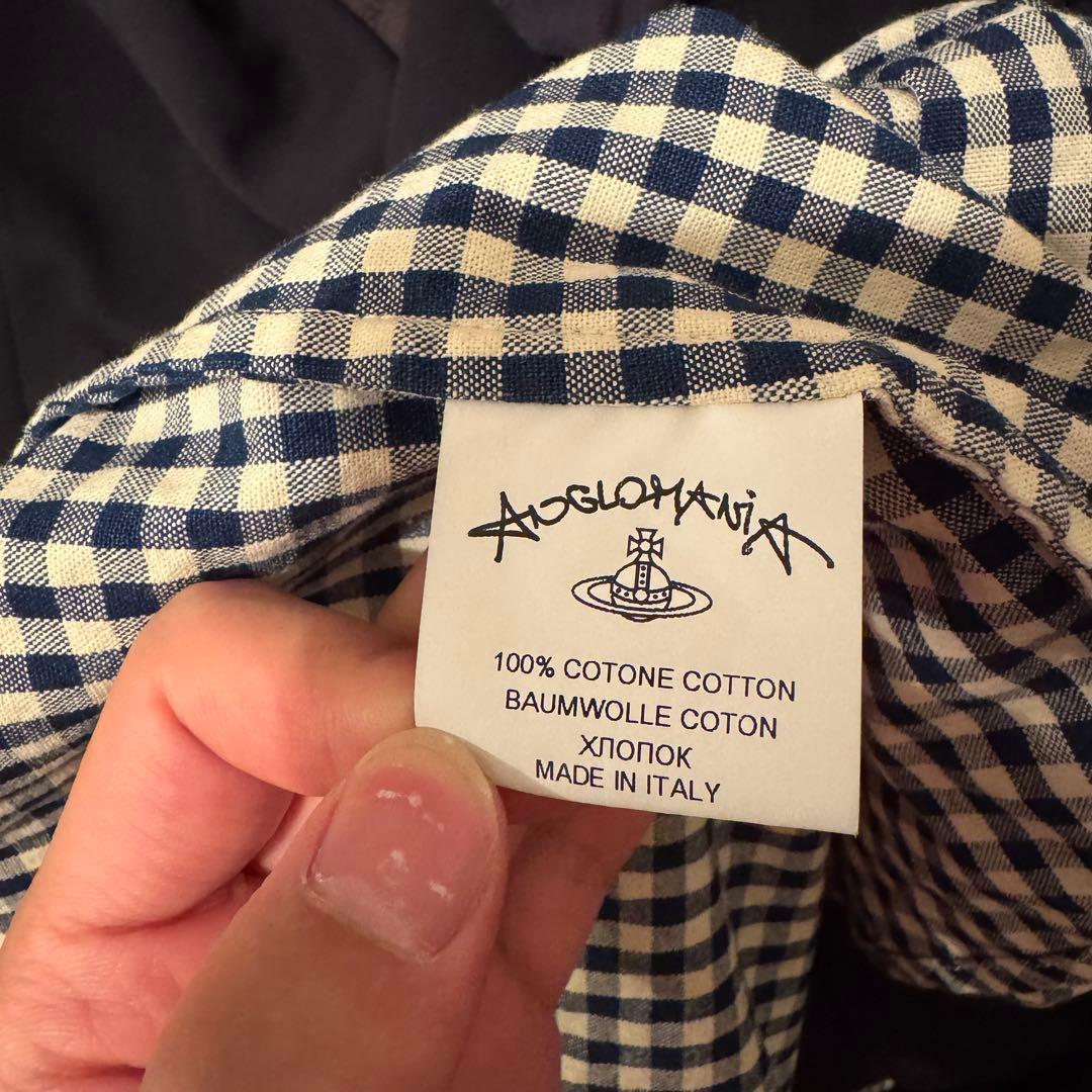 Vivienne Westwood ペイントチェックシャツ